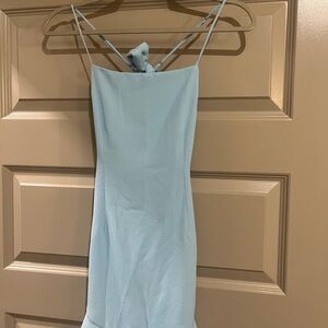 Light Blue Sleeveless Dress